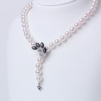 アジャスター2WAYパールネックレス ピンク 良質真珠 準花珠 真珠総合研究所