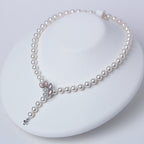 アジャスター2WAYパールネックレス ピンク 良質真珠 準花珠 真珠総合研究所