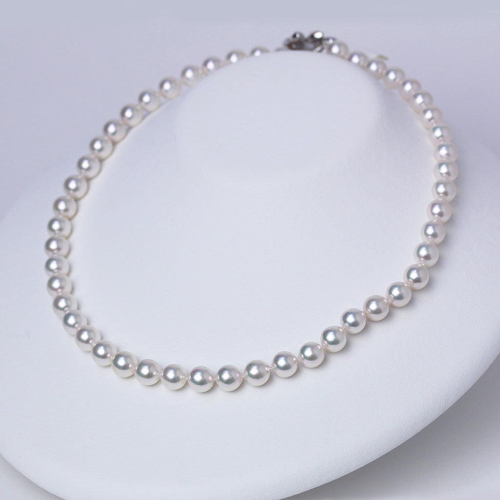 アジャスター2WAYパールネックレス ピンク 良質真珠 準花珠 真珠総合研究所