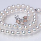 アジャスター2WAYパールネックレス ピンク 良質真珠 準花珠 真珠総合研究所