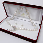 アジャスター2WAYパールネックレス ピンク 良質真珠 準花珠 真珠総合研究所