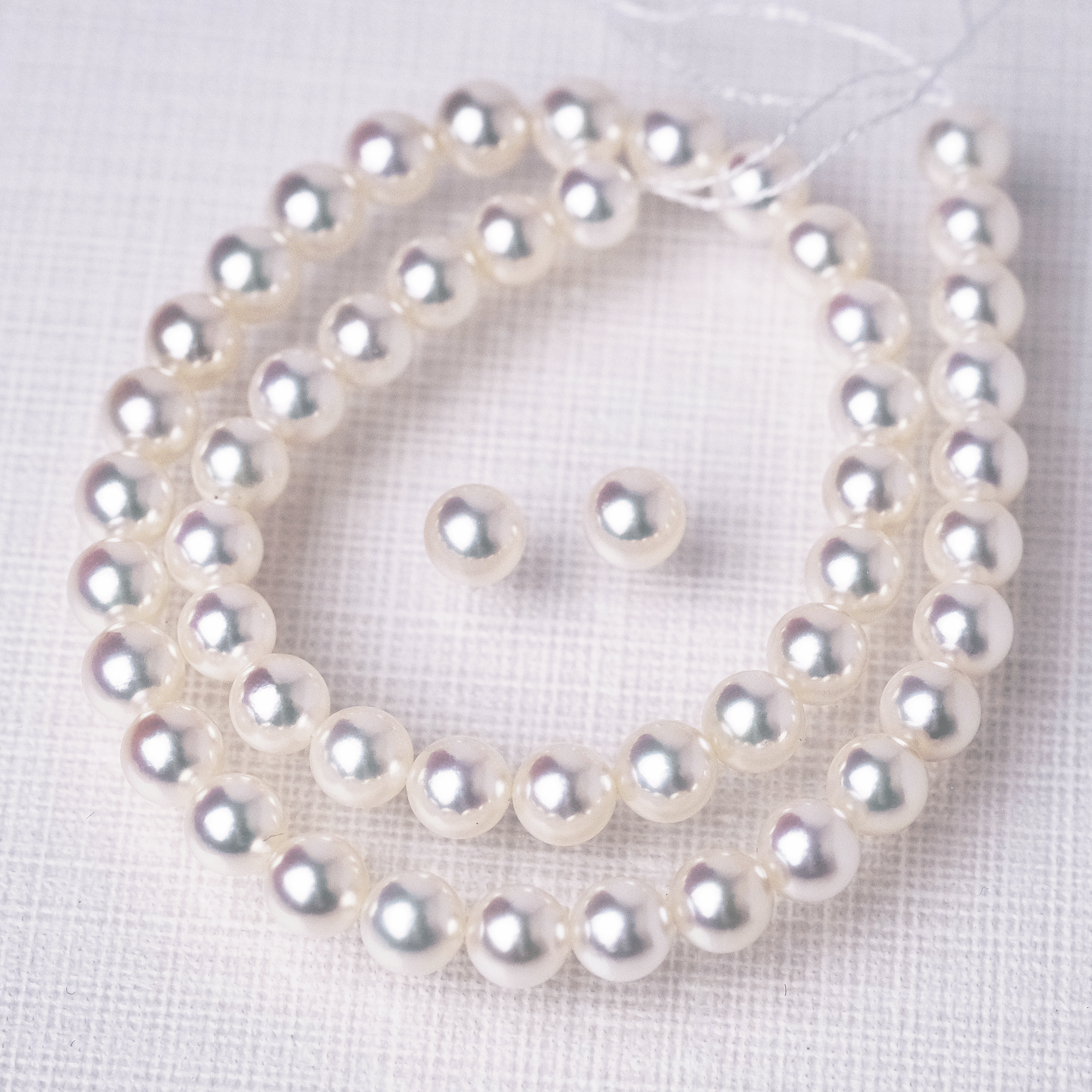 オーロラロゼ パールネックレスセット 無調色