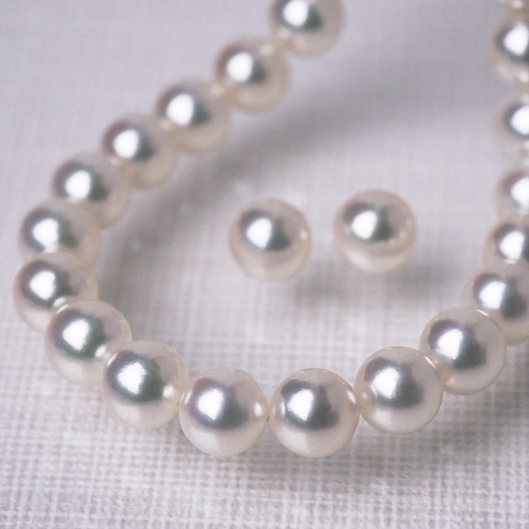 オーロラロゼ パールネックレスセット 無調色