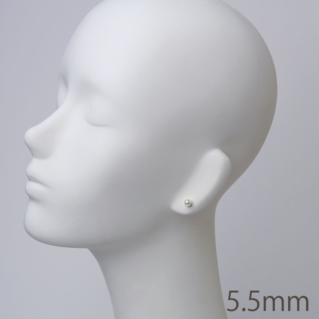 パールピアス スタンダード 選べる3サイズ 5.5mm 7.5mm 8.5mm 直結スタッドタイプ ノングレード