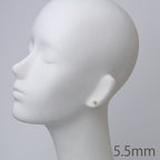 パールピアス スタンダード 選べる3サイズ 5.5mm 7.5mm 8.5mm 直結スタッドタイプ ノングレード