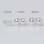 パールピアス スタンダード 選べる3サイズ 5.5mm 7.5mm 8.5mm 直結スタッドタイプ ノングレード