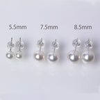 パールピアス スタンダード 選べる3サイズ 5.5mm 7.5mm 8.5mm 直結スタッドタイプ ノングレード