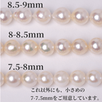 【貸出/要返却】パールネックレス大きさ確認用サンプルセット【実質無料！購入時割引】【往復送料込】