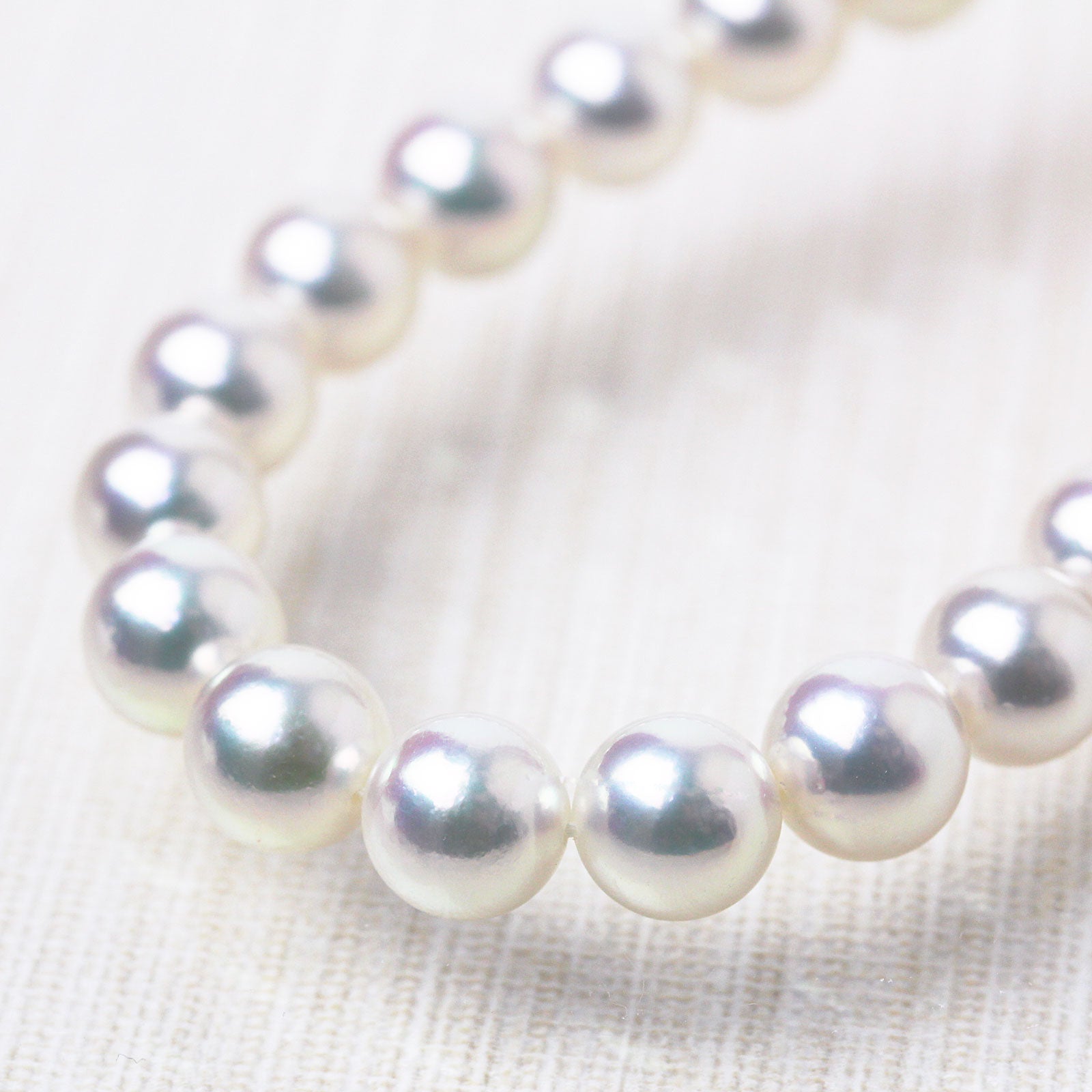 オーロラ天女 パールネックレスセット 無調色