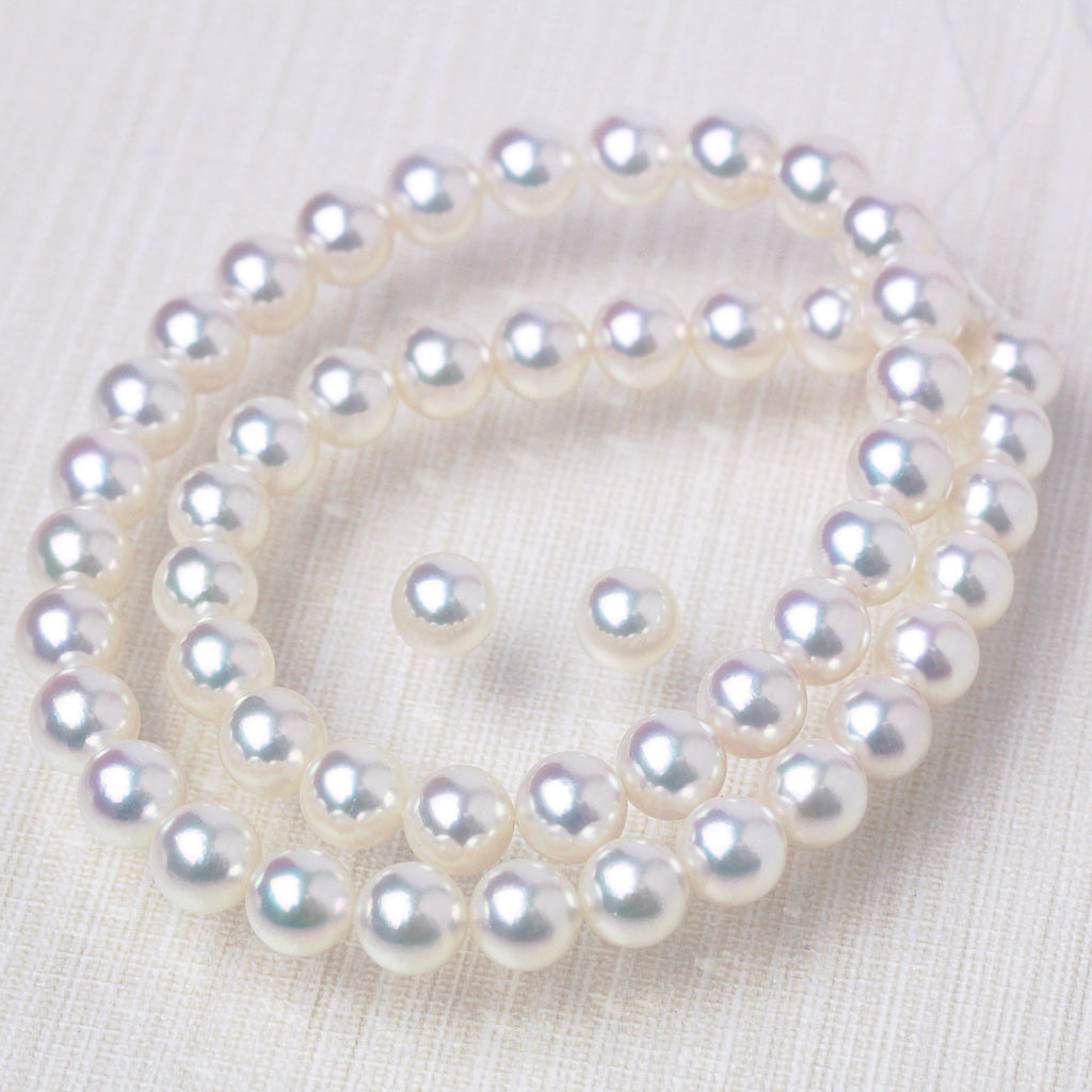 オーロラ天女 パールネックレスセット 無調色