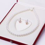 オーロラ天女 パールネックレスセット 無調色