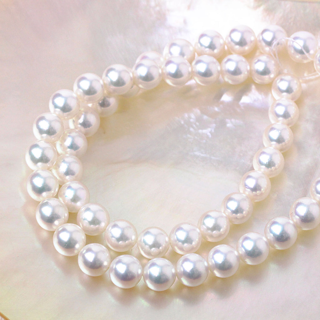 オーロラ天女 パールネックレスセット 無調色